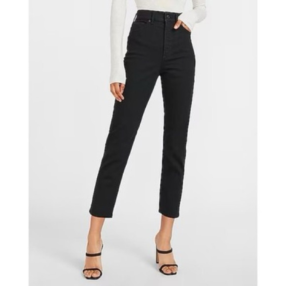 Express Women's Mom Jeans Super High Rise